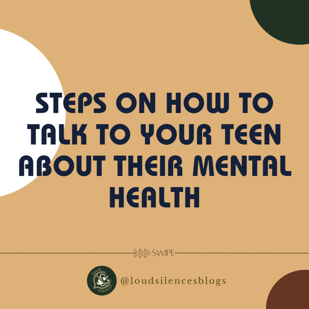 How to talk to your teen about their mental health